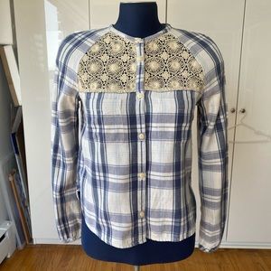 Flannel & Lace button up